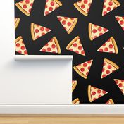 pizza slice (black) food fabric