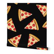 pizza slice (black) food fabric