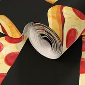 pizza slice (black) food fabric