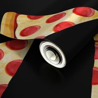 pizza slice (black) food fabric