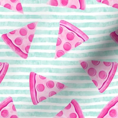 pizza slice (pink) food fabric