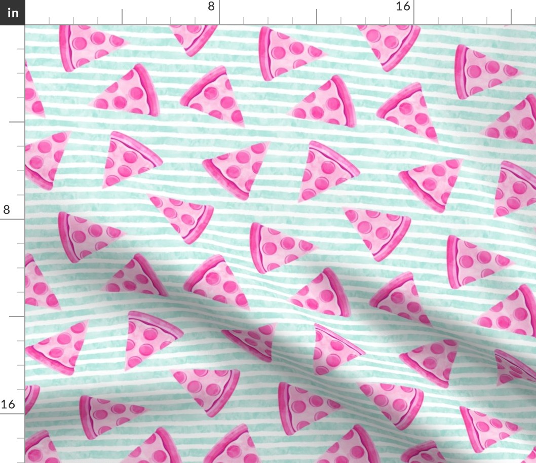 pizza slice (pink) food fabric
