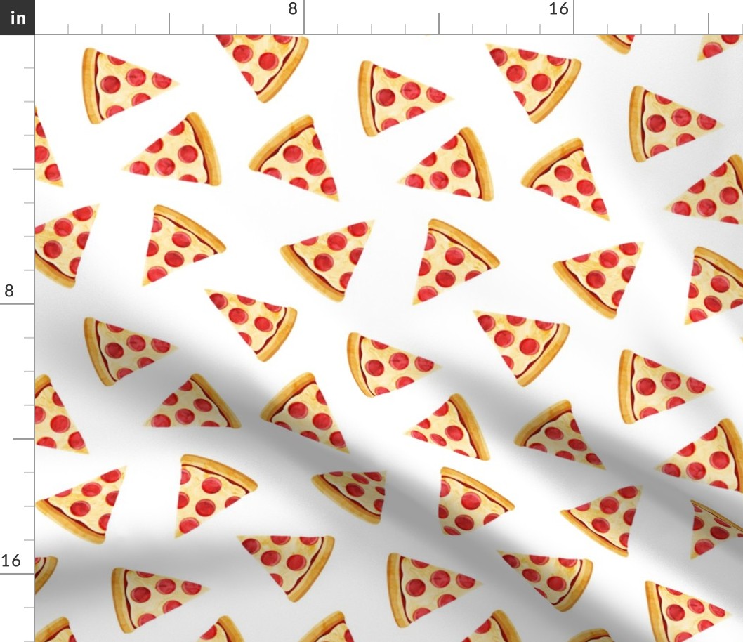 pizza slice (white) food fabric