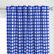 blue textured gingham