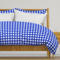 blue textured gingham