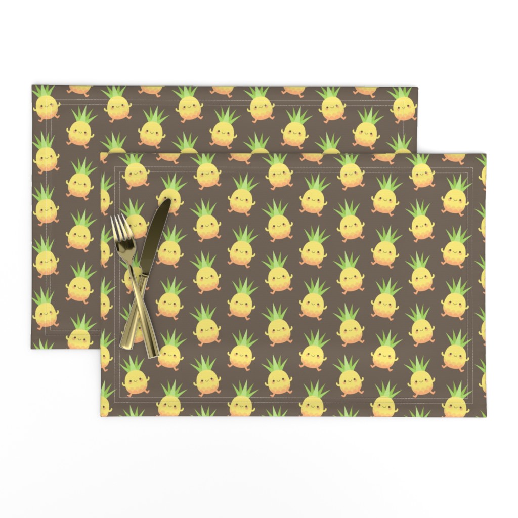Happy pineapple kids brown