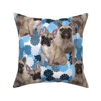 French bulldog fabric