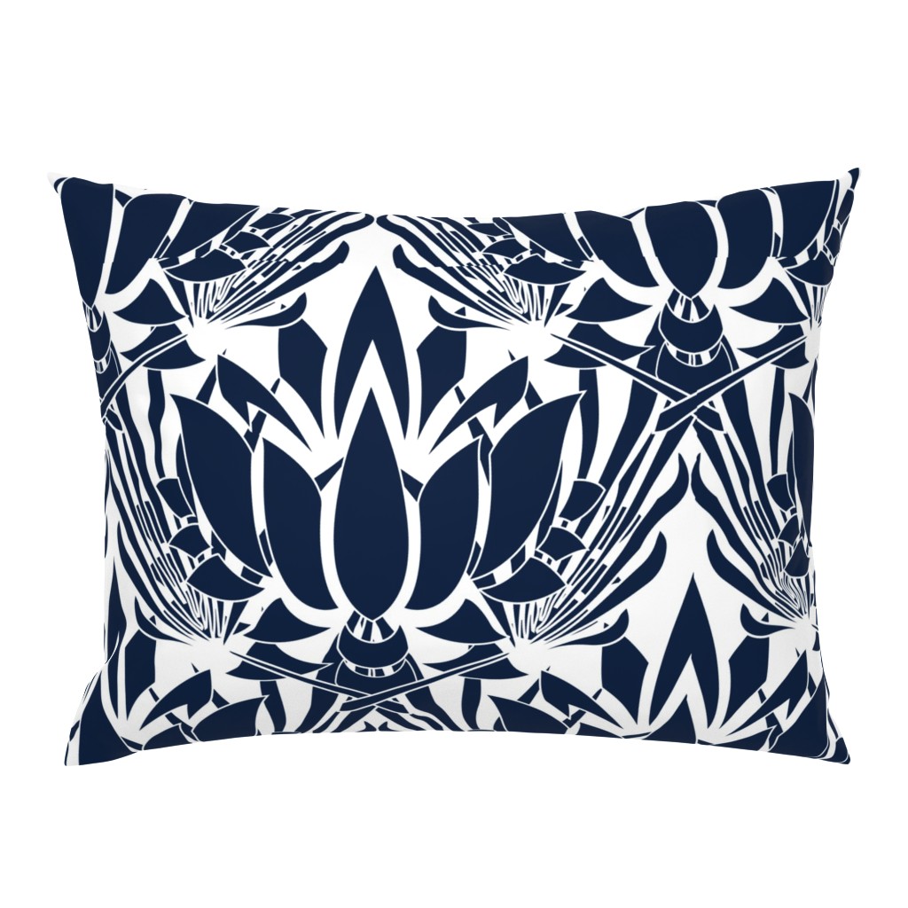 lotus wallpaper navy white wallpaper lotus flower