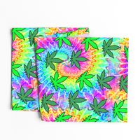 1 tie dye rainbow colourful psychedelic rave music festivals weed marijuana cannabis drugs 420  ganja plants leaves leaf neon pink blue green spirals watercolor pop art hippies april 20