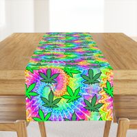 1 tie dye rainbow colourful psychedelic rave music festivals weed marijuana cannabis drugs 420  ganja plants leaves leaf neon pink blue green spirals watercolor pop art hippies april 20