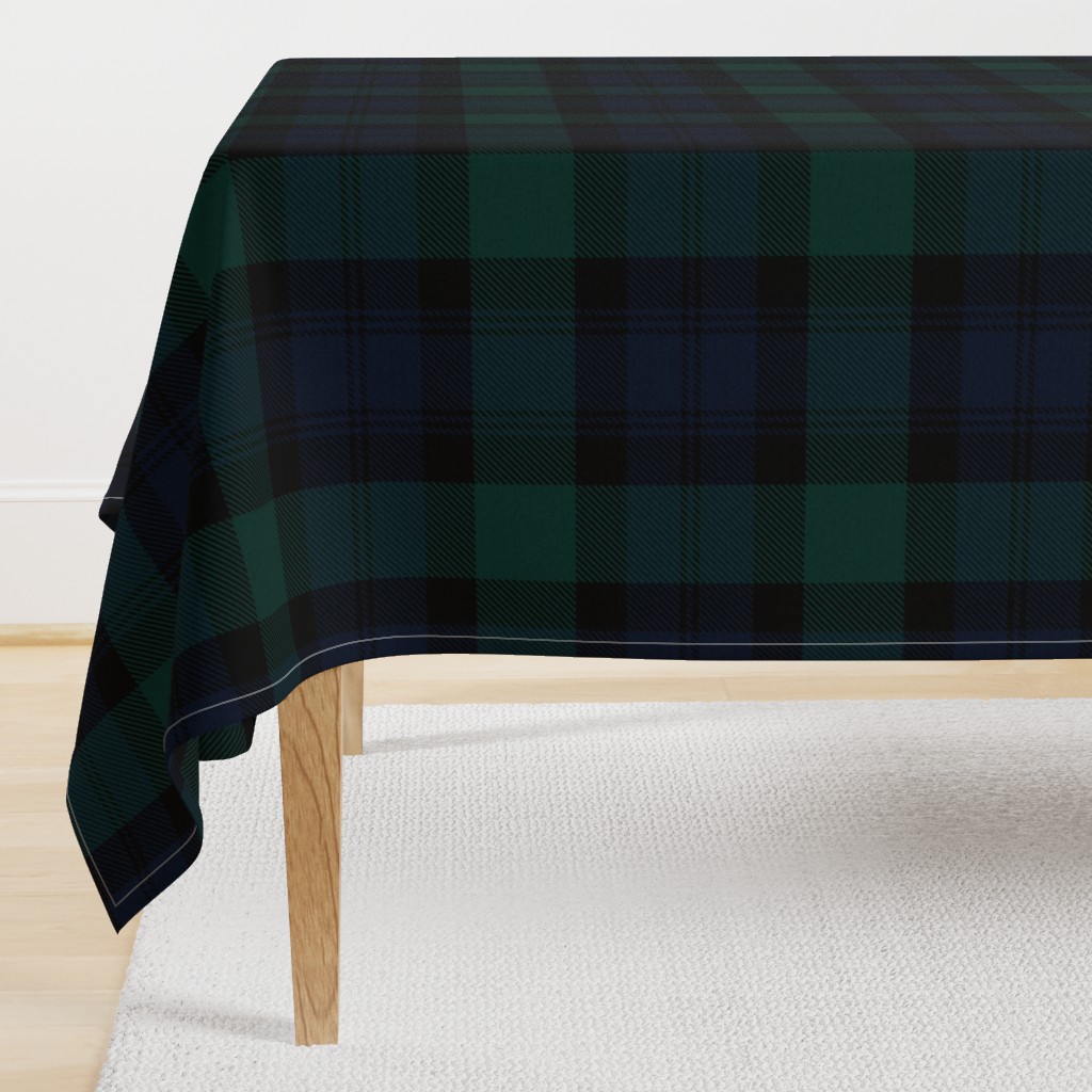 Blackwatch Tartan ~ Traditional ~ Textured  