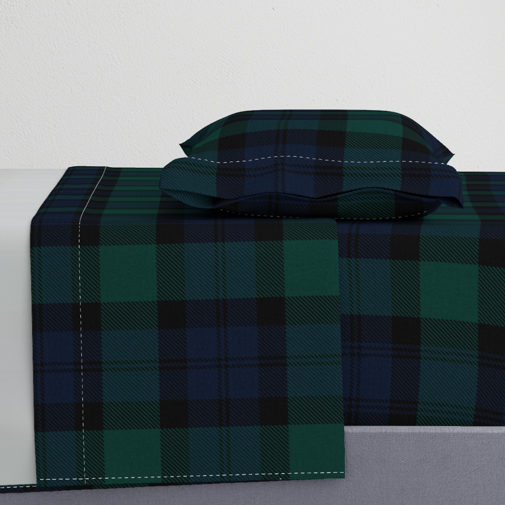 Blackwatch Tartan ~ Traditional ~ Textured  