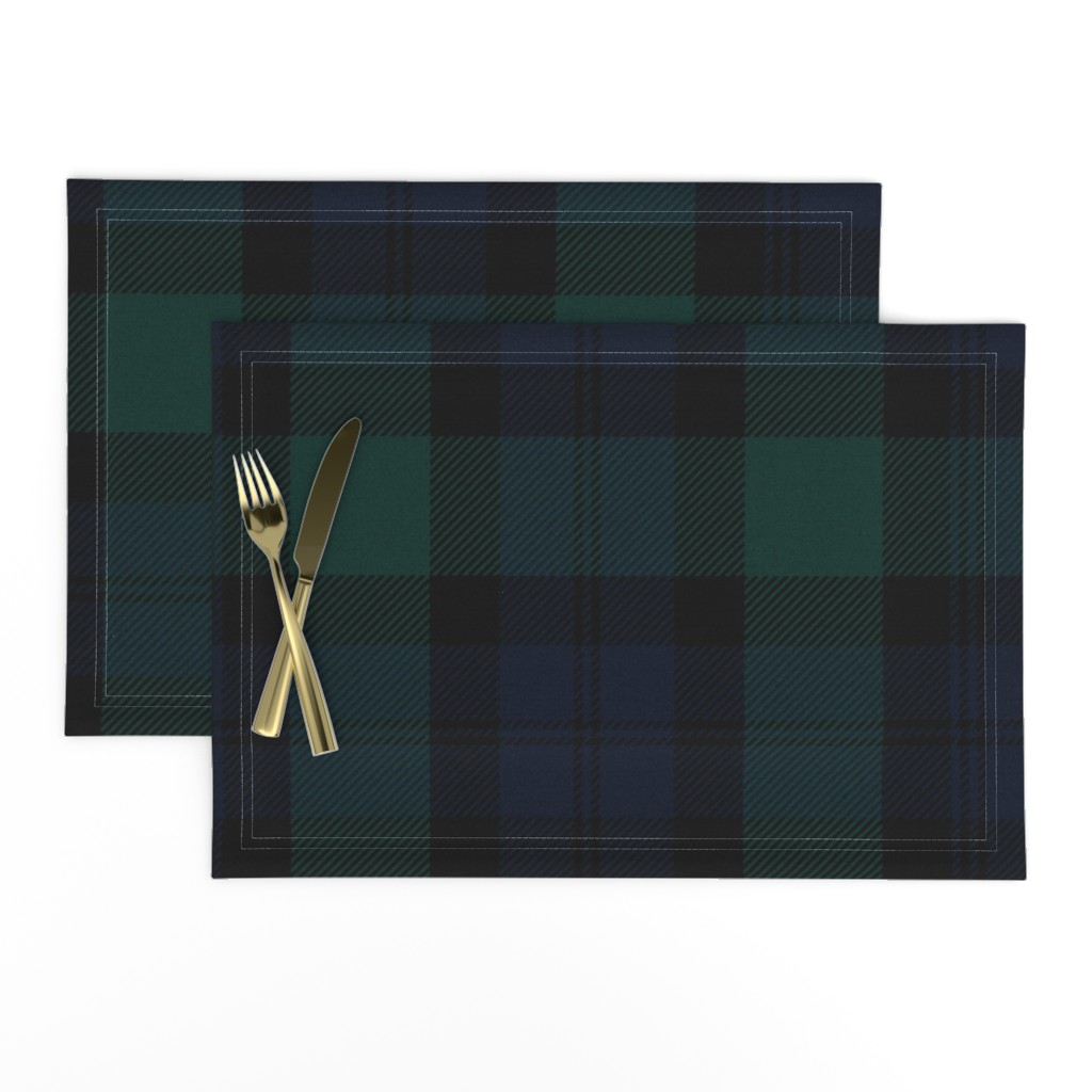 Blackwatch Tartan ~ Traditional ~ Textured  