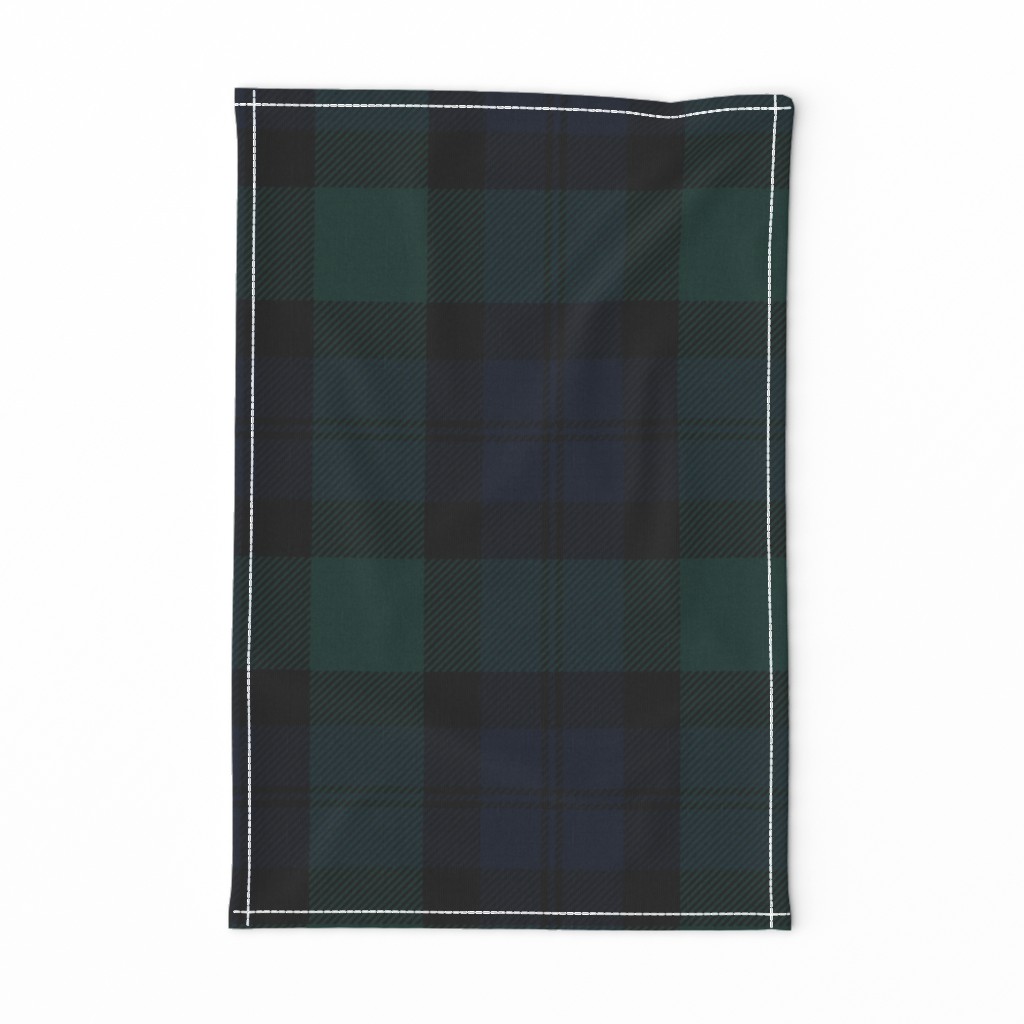 Blackwatch Tartan ~ Traditional ~ Textured  