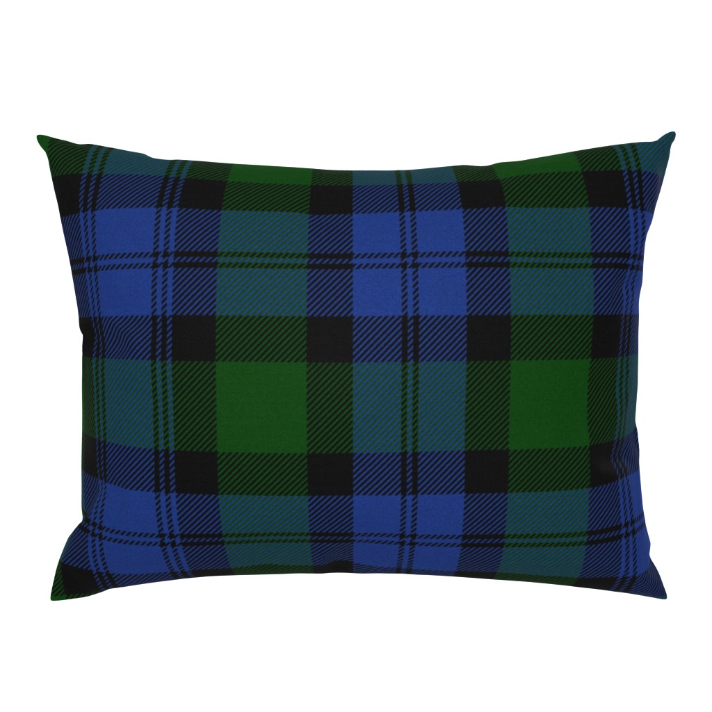 Blackwatch Tartan ~ Jardin and Willow Ware  ~ Textured  