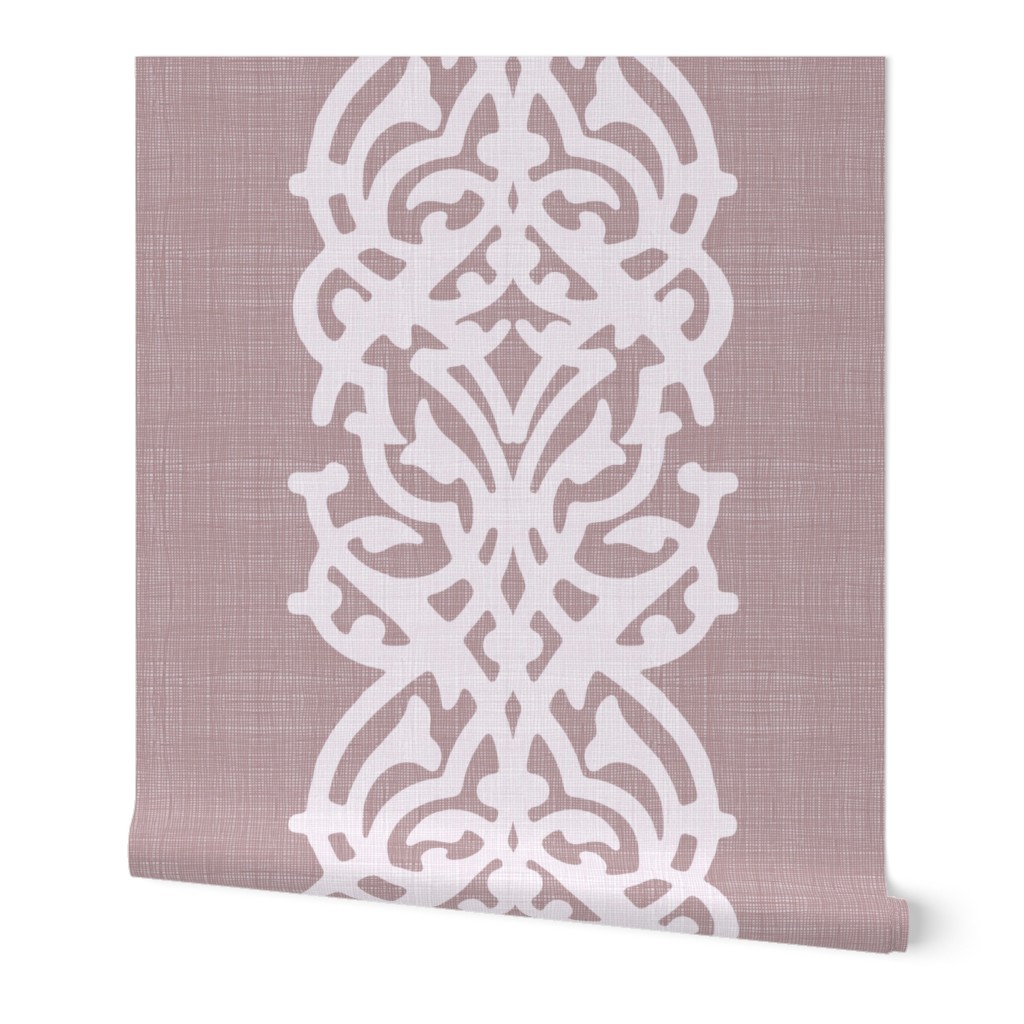 arabesque linen pink powder