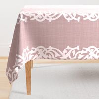 arabesque linen pink powder