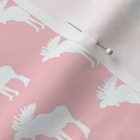 Pink and white Moose