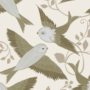 Silver Birds-medium