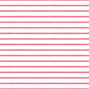 1382_White with Melon Stripes, ff6a83