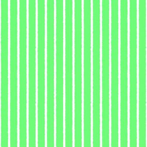 1382_Green with White Vertical stripes