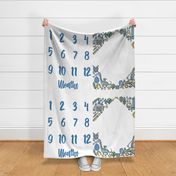 Miletones Months Blanket Kings Blue