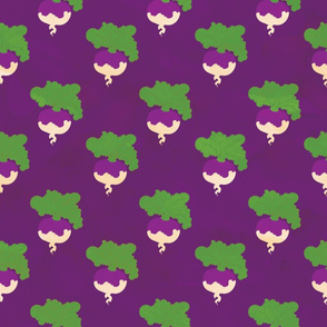 Turnip On Purple