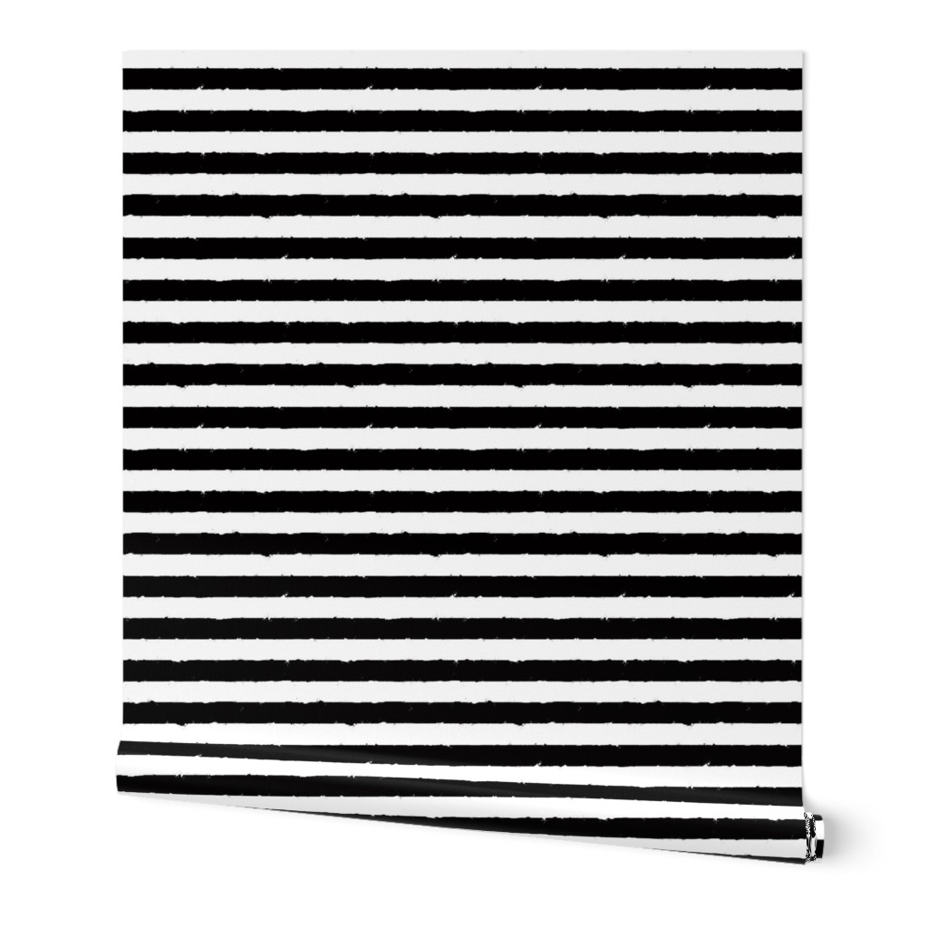 distress stripe flatitude black white