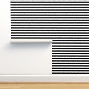 distress stripe flatitude black white