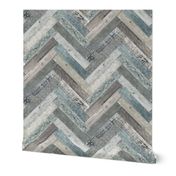 Vintage Wood Chevron Tiles Herringbone