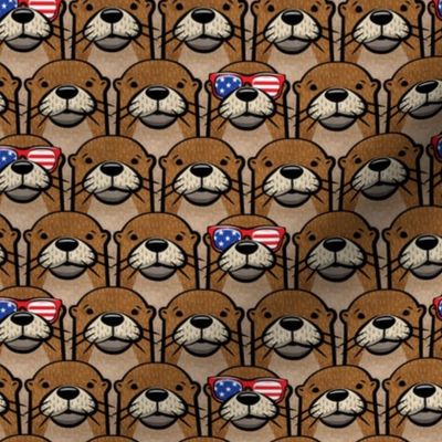 patriotic otter 