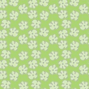 Dad's Best Green Flower Pattern