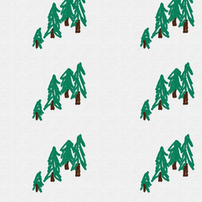 pine trees