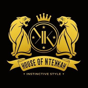 House of NteKKah Gold/Black Logo Mirror III