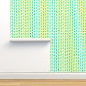 Mosaic Squares Turquoise Lime on White 600L