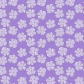 Dad's Best Purple Flower Pattern