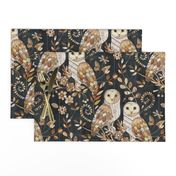 Wooden Wonderland Barn Owl Collage - large