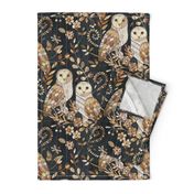 Wooden Wonderland Barn Owl Collage - large