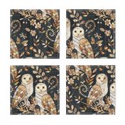 Wooden Wonderland Barn Owl Collage - large