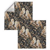 Wooden Wonderland Barn Owl Collage - large