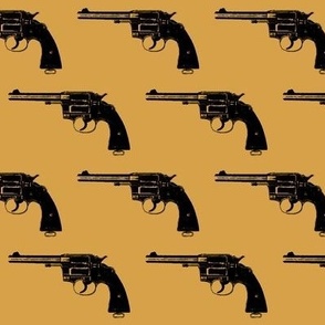 3" Colt Revolvers on Mustard