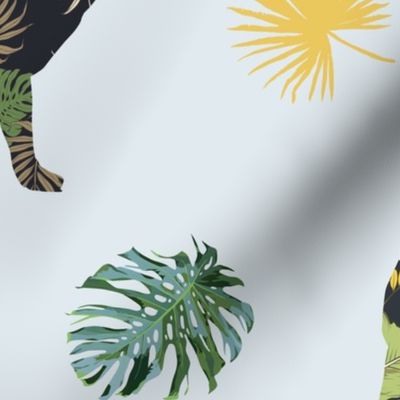 21" Tropical Safari Mix & Match - Blue