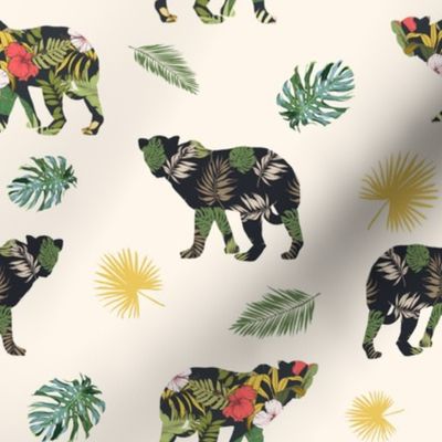 8" Tropical Safari Mix & Match - Ivory