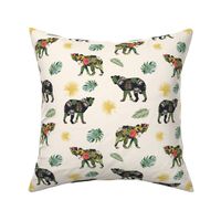 8" Tropical Safari Mix & Match - Ivory