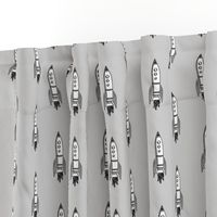 rockets fabric outer space quilt coordinates grey
