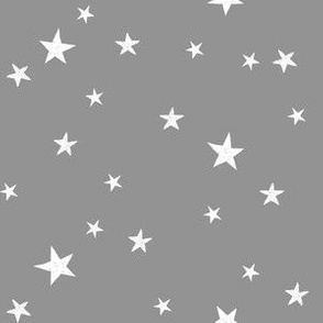 stars outer space quilt coordinates grey