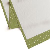 stars outer space quilt coordinates medium green