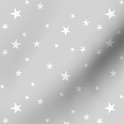 stars outer space quilt coordinates medium grey