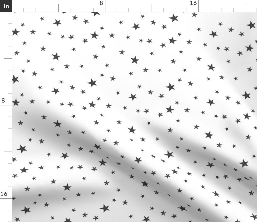 stars outer space quilt coordinates charcoal