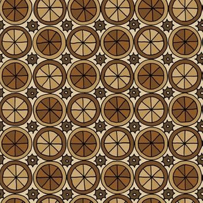 Spokes and Gears - Brown